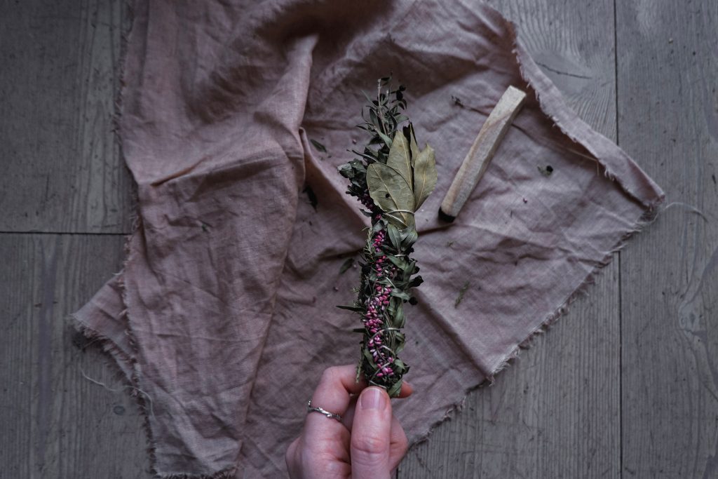 Making your OWN smoke bundles, and REFERRING to them as Saining bundles if Celtic, Welsh or Norse traditions are in your Heritage! This is how we MOVE away from Cultural Appropriation in Smoke Medicine